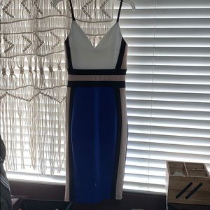 Color block fashion nova dress